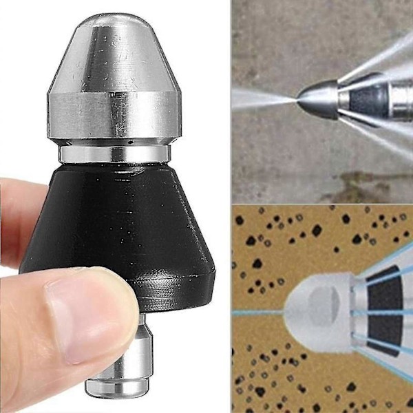 Avloppsrengöringsverktyg Högtrycksmunstycke, 5000psi Högtrycks Avloppsrörsrengörare A