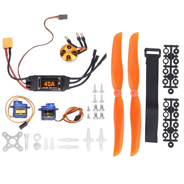 2212 KV1400 Moottori 40A XT60T ESC SG90 Servo 8060 Potkuri Sarja RC Drone Lentokone FPV