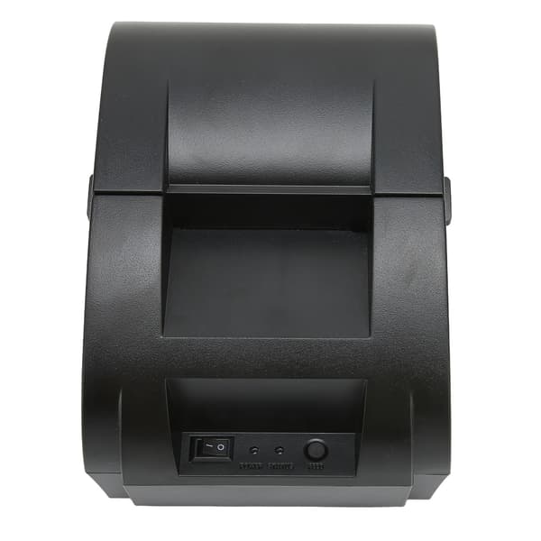 Termisk printer til 5890K 90mm/s printhastighed Pladsbesparende TPH-belægning Sort etiketprintværktøj til Win 100‑240V US-stik