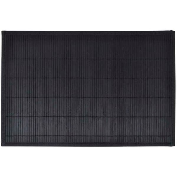6 bambusbordmatter 30 x 45 cm svart vidaXL Black