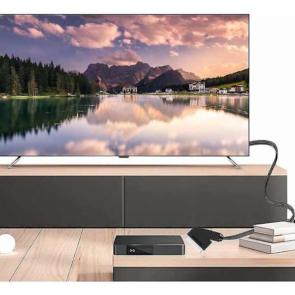 Scart till HDMI o Video Adapter för HDTV/DVD/Decoder/PS3/PAL/NTSC - Konverterare