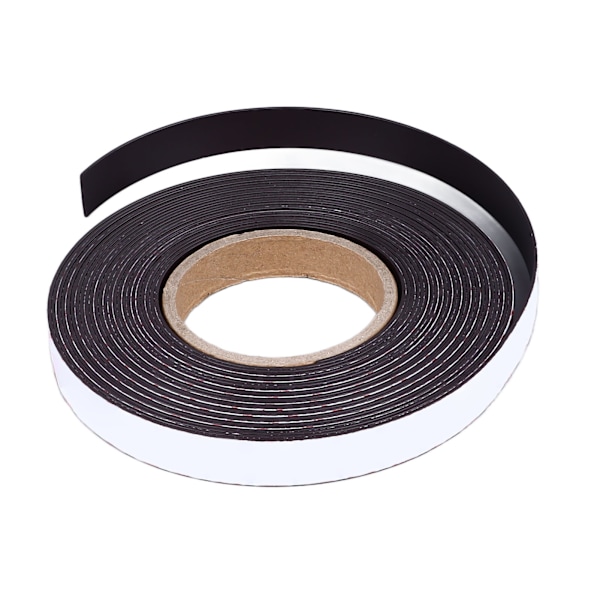 Magnetisk tape 10m Sterk selvklebende bakside Tavle Kjøleskap DIY Håndverk Magnetisk tape stripe for hjem Håndverksbutikk