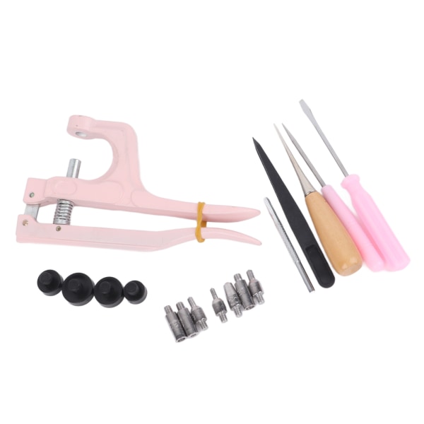 17 st Snäppfästverktygssats Mycket effektiv ergonomisk robust set för 655 633 831 201 sömnad med fyra klämmor