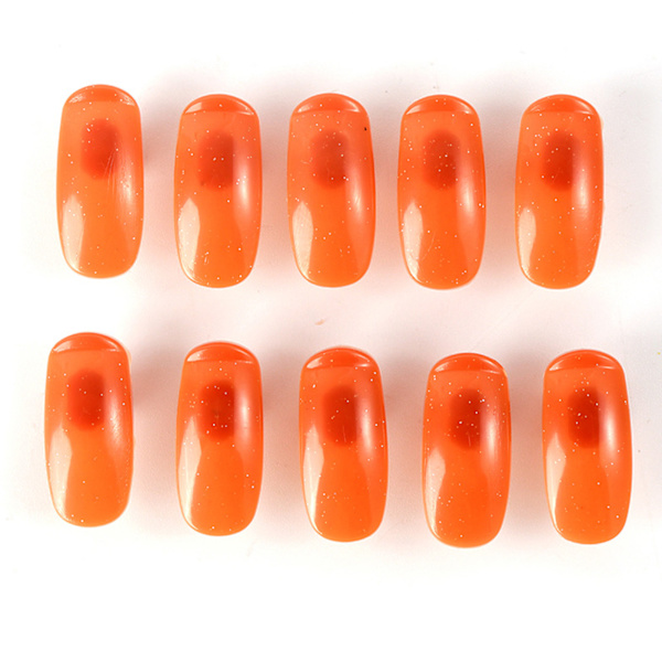 Nail art Fingerböjbara leder Falska nageltips Träningsfingerdocka med brun bas
