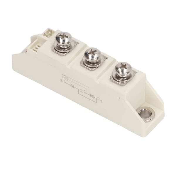 Tyristormodul DC-isolasjon Halvkontroll Diode 106A 1600V Elektroniske komponenter Hvit