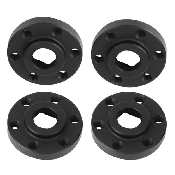 4 stk. RC Bil Hjul Hex Nav Hjul Adapter Sort Passer til SCX10 1/10 RC Crawler 1.9 tommer 2.2 tommer Hjul 8mm