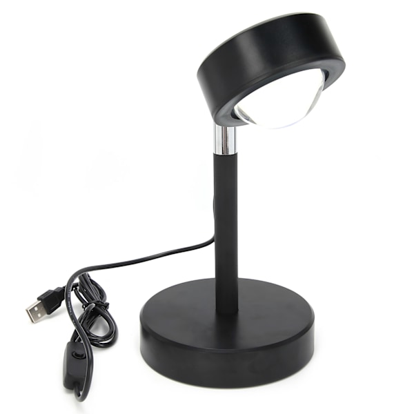 Solnedgångsprojektorlampa USB-sänglampa nattljus fotograferingsfyllningslampa för livesändning