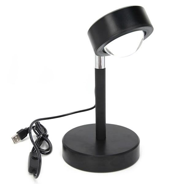 Solnedgangsprojektorlampe USB sengelampe natlys skydefyldningslampe til liveudsendelse