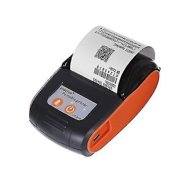 Bluetooth 58mm Mini Skriver Qs Bærbar Termisk Skriver