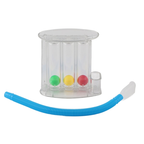 Djupa andning Lungträningsincitament Spirometer Andningsmätningssystem Typ B 3 bollsug och blås
