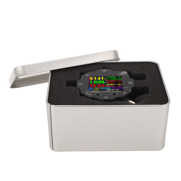 USB-testeri 65 W Bluetooth digitaalinen jännitevirta tehovastuskapasiteetti USB-virtamittari 3,6-32 V
