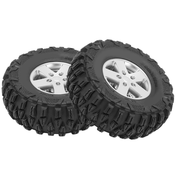 2 st RC-däck 2,2 tum RC Crawler Gummidäck Dia 125 mm/4,9 tum för TRX4 Hsp Axial Scx10 D90 RC-bil