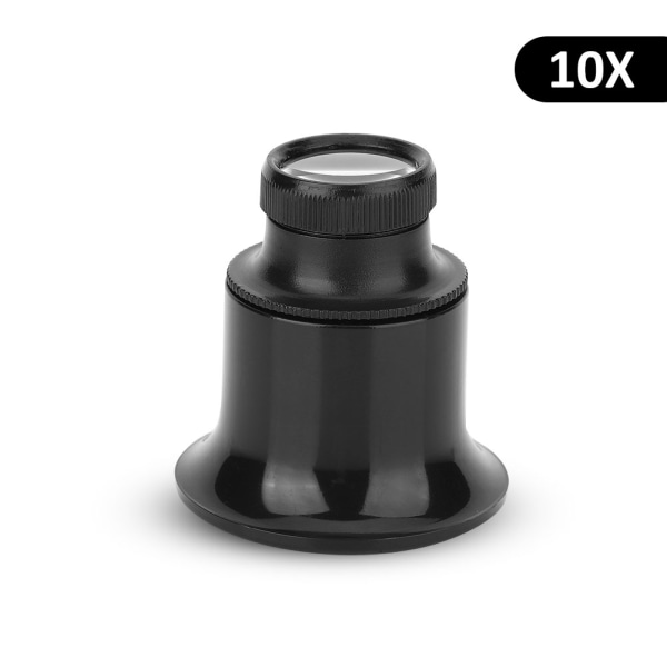 Øyeforstørrelsesglass Luppreparasjon Klokkeverktøy Forstørrelsesglass Lupplinseforstørrelsesglass (10 x)