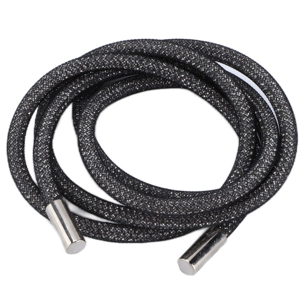 Strassrep 6 mm bredd Glänsande glitter Dekorativ sladdtillbehör för skor Kläder Svart Mesh Vit Strass 120 cm Längd
