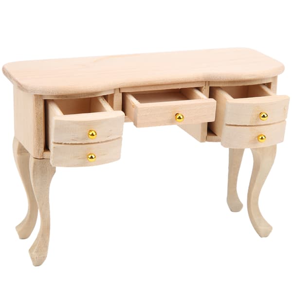 1/12 Dukkehus Simuleret Bord Skrivebord Miniature Møbelmodel Legetøjstilbehør Børnegave