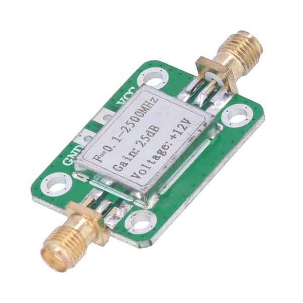 RF WideBand forstærker 0,12500MHz 12V 45mA 25dB High Gain Low Noise SMAK hun LNA forstærker