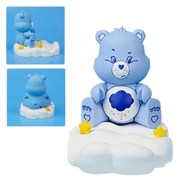 Bear Phone Stand Söt Cartoon Stall Support Portabelt bordstelefonställ Telefonhållare för tjejer Blå