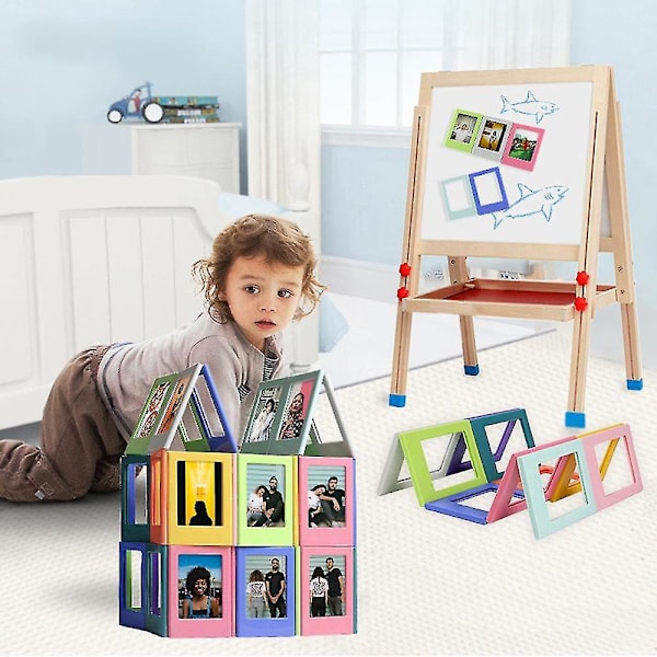 Mini magnetisk billedrammesæt til Fujifilm Polaroid Instax Mini - Pakke med 10
