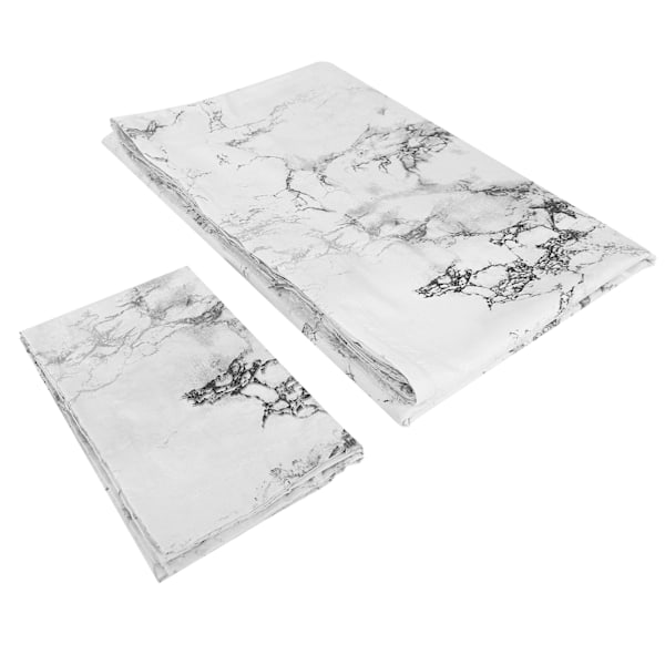 Tryckt marmor sängkläder set polyester påslakan örngott hushållsartiklar(150x200cm påslakan1PC örngott )