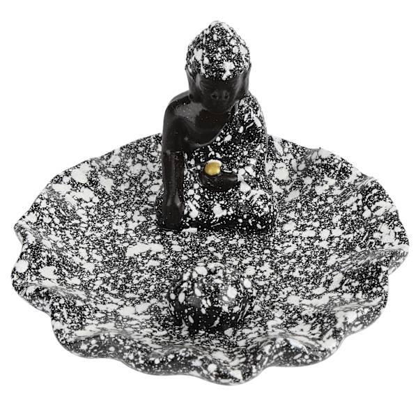 Sydostasiatisk Buddha-statyett i harts, prydnadssak, konstverk för heminredning