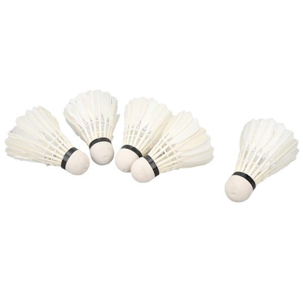 5 st LED Badmintonbollar Mörker Natt Glöd Birdies Belysning Brytare Kontroll Elastisk Gåsfjäder Belysning Bollar