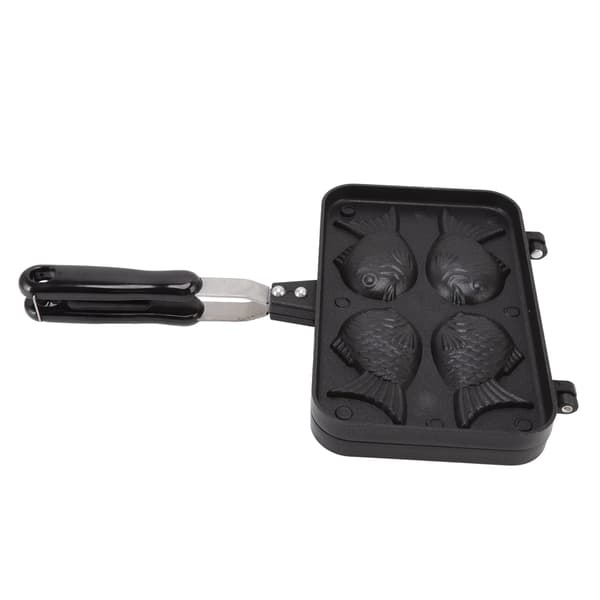 Taiyaki Fisk Form Kage Maker Non Stick Taiyaki Dobbelt Bageform Vaffel Bageform