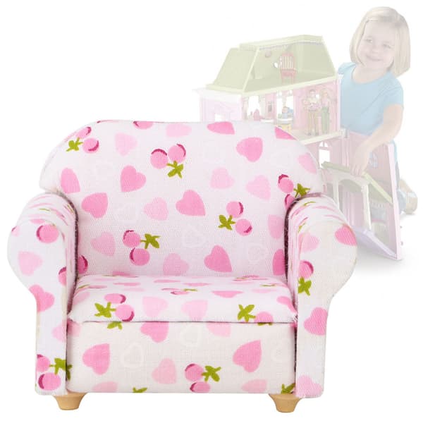 Dukkehus 1:12 Miniature Sofa Lænestol Enkelt Sofa Dukker DIY Tilbehør