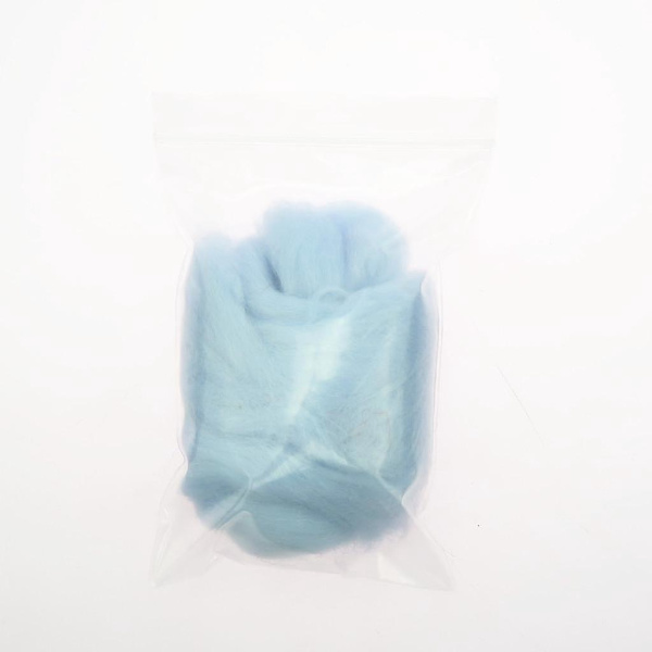 2 Stykker Roving Fiber Håndspinding Håndværk til Dukke Håndlavet