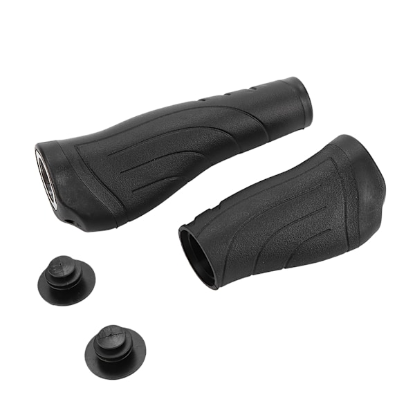 Plastic Short Long Mountain Folding Bike Handlebar Bar Grips (1 x long+1 x short)