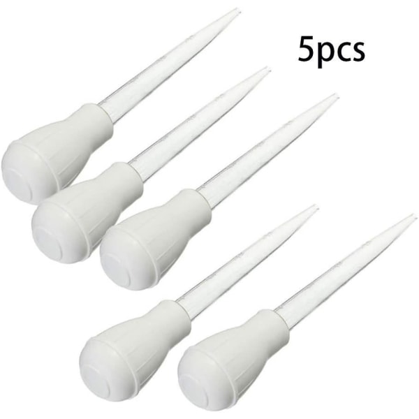 5-delad BBQ Flavor Injector Set för tillagning av kyckling och kalkon