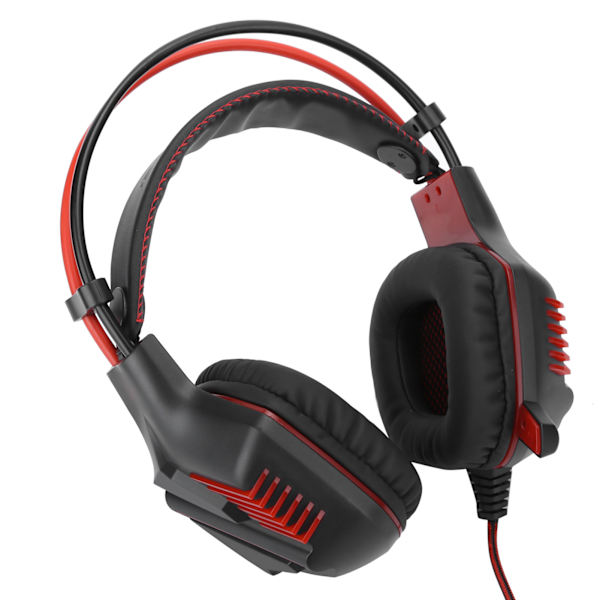 Q12 USB Gaming Headset Justerbar Mikrofon Støyreduksjonshodetelefoner Headset