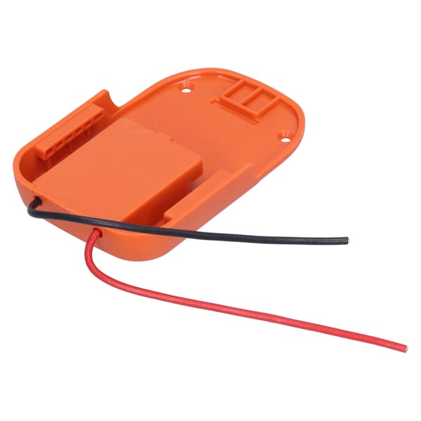 Batteriadapter med fikseringshul Strømdockadapter til RIDGID 18V / AEG 18V strømstik