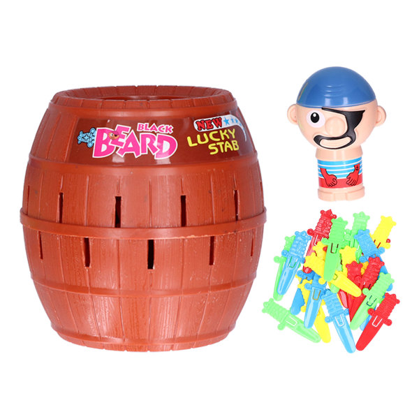 Funny Jumping Popping Toy Figur Barrel Interessant Tricky Party Gathering Game Legetøj Sæt