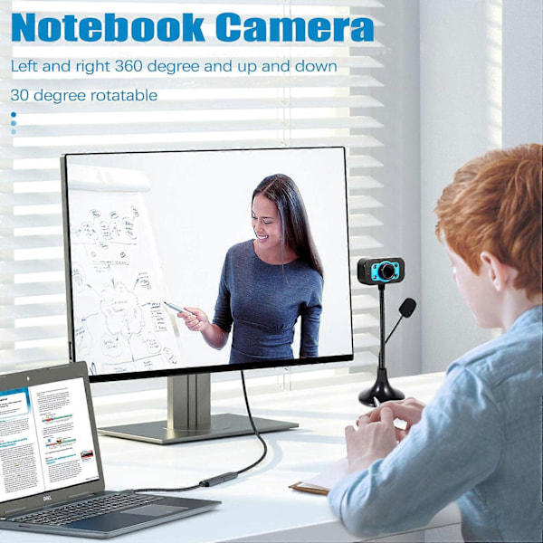 Webkamera USB High Definition til Skype Computer PC Laptop