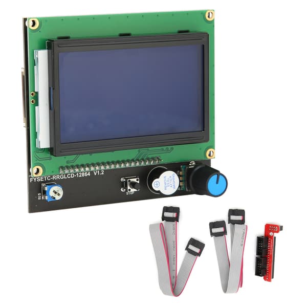 Skrivardisplaykontroll Offlineutskrift LCD-skärm för Reprap Ramps 1.4