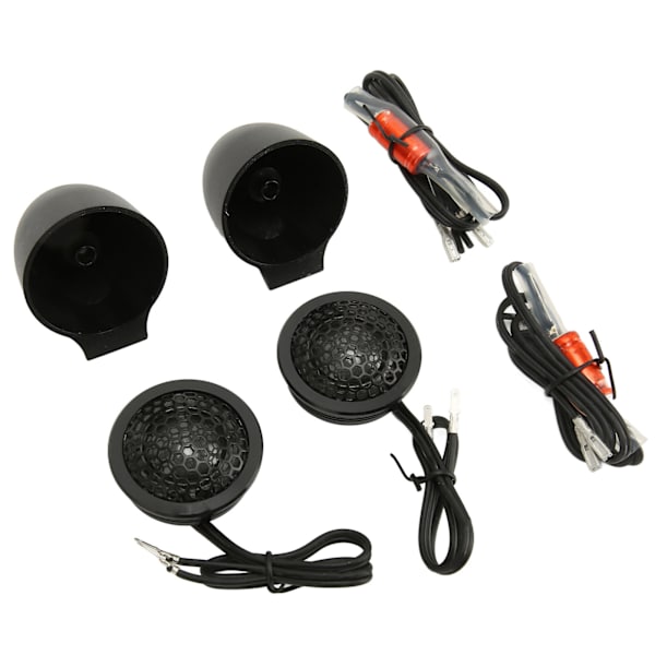 2 stk. 150W Dome Tweeter 2-vejs system Metal Aluminium Kompakt Dome Audio Tweeter Bilhøjttaler