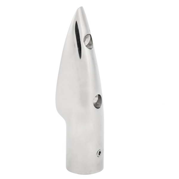 Marine båt rekkverk montering skinne ende rustfritt stål båt yacht rekkverk skinner pipe base30029