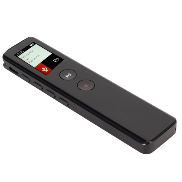 Digital taleopptaker med høyttaler Bluetooth 5.0 Intelligent støyreduksjon Stemmeaktivert opptaksenhet MP3-spiller 16 GB