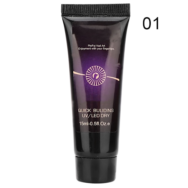 15ml kivuton nopea kynsienpidennyst geeli paperiton rakentaja manikyyri UV-geeli 01