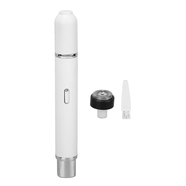 Nenähiusleikkuri USB Mini 2 in 1 Kannettava, hiljainen ja nopea korvien hiustenleikkuri valkoinen