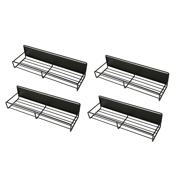 2 sarjaa magneettista jääkaapin hyllyä hiiliterästä, magneettiset maustetelineet keittiön seinälle ja jääkaapille