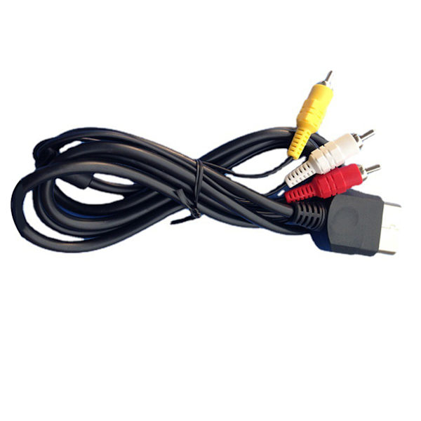 Spillkonsoll AV-kabel forhindre forstyrrelser Plug and Play RCA-lydvideokabel for Xbox 5,9 fot