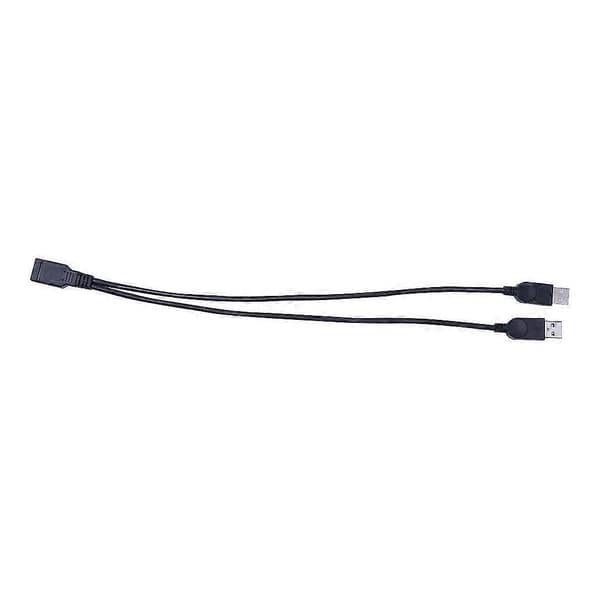 Usb A Hun Til Dobbelt Han Adapter, Type A Opladerkabel Dobbelt To Splitter