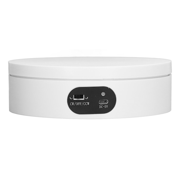 Roterende displaystativ Hvit epoksyharpiks Blinkende motorisert roterende displaystativ Automatisk stum Tumbler Cup Turntable