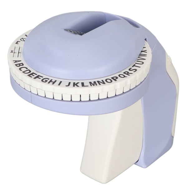 Embossing Label Maker 47 printbare tegn 600 dpi Nem kontrol etiketfremstilling Prægemaskine til Craft DIY Scrapbooking Lilla