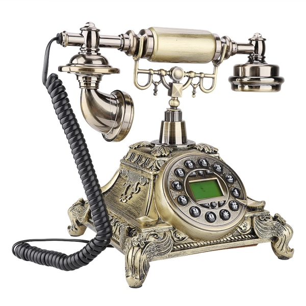 MS-5501A Vintage retro europeisk stil imitert antikk telefon for hjemmekontor
