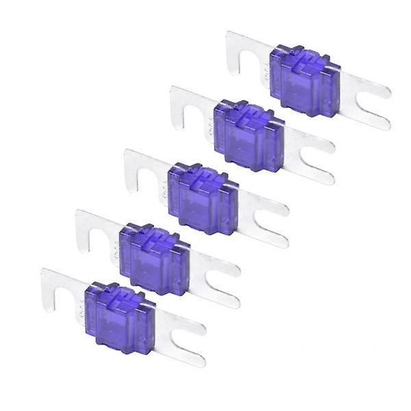 5 x 5 stk. Mini ANL Bolt Gaffel Sikringssæt Bil Audio Strømafbryder 100A--