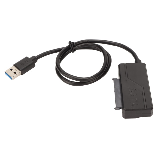 USB 3.0 till SATA-adapterkabel 12V 2A Plug and Play Snabböverföring SATA-hårddiskkonverteringskabel för 2,5 3,5 tum HDD SSD