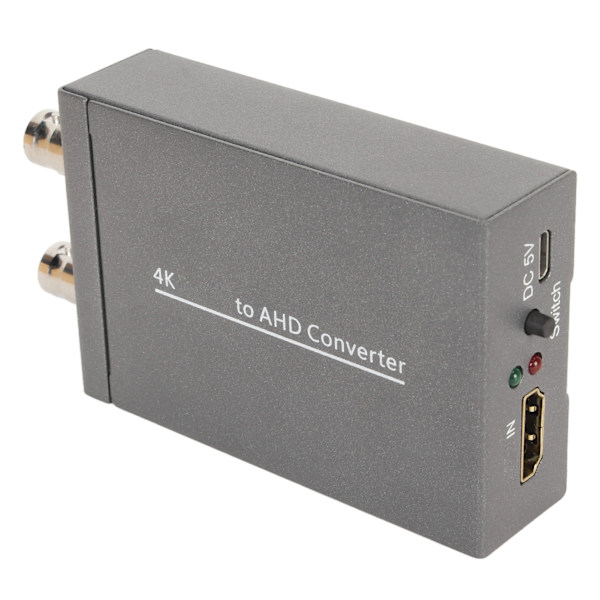 HD Multimedia Interface til AHD-konverter 4K 1080P 1 ind 2 ud koaksial konvertering loop-udgangsadapter til HD CCTV-kamera