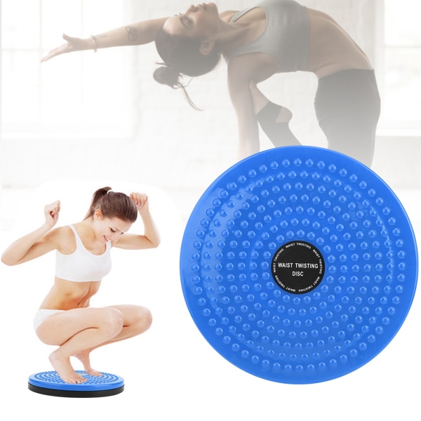 Praktisk multifunktionel taljedrejeskive til sportsfitness og slankekur blue